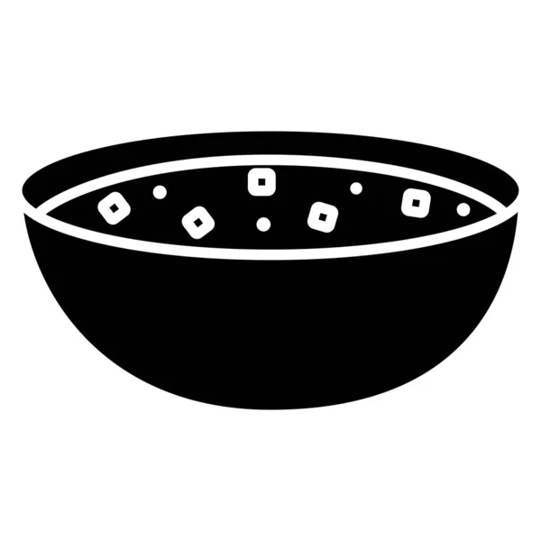 Potato Cheese Soup Web Icon Simple Illustration — Stock Vector