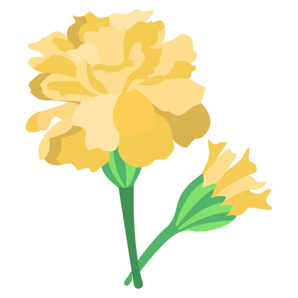 Bir Buket Çiçeğin Vektör Çizimi — Stok Vektör