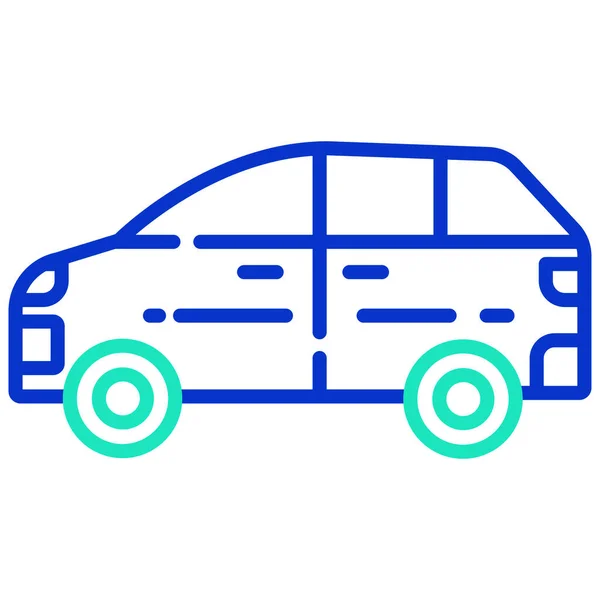 Een Auto Web Icoon Eenvoudige Illustratie — Stockvector