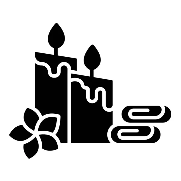 Икона Торта Простая Иллюстрация Векторных Значков Свечи Веб Дизайна Изолированы — стоковый вектор