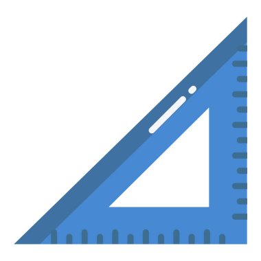 Cetvel simgesi. vektör illüstrasyonu