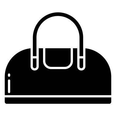 çanta simge vektör çizim 