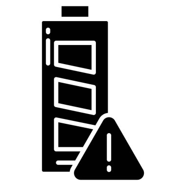 Pil. Web simgesi basit illüstrasyon