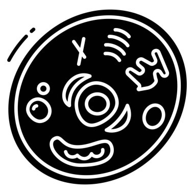 Basit vektör simgesi, Hayvan hücresinin çizimi