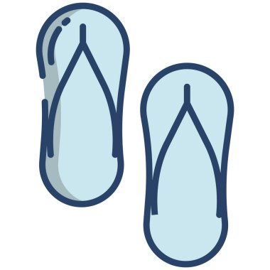 Sandaletler. Web simgesi basit illüstrasyon