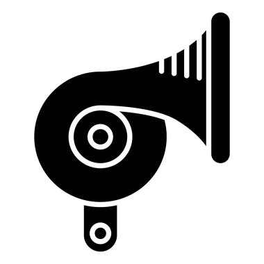 Basit vektör simgesi, hoparlör çizimi