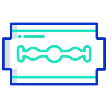 Ustura. Web simgesi basit tasarım