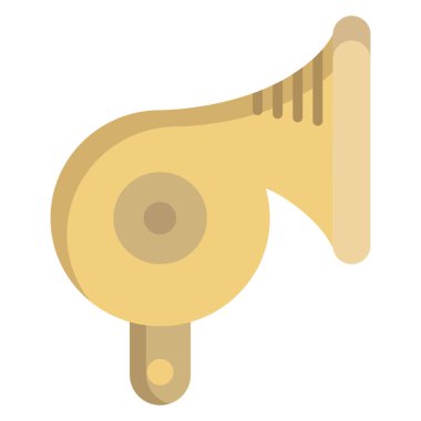 Basit vektör simgesi, hoparlör çizimi