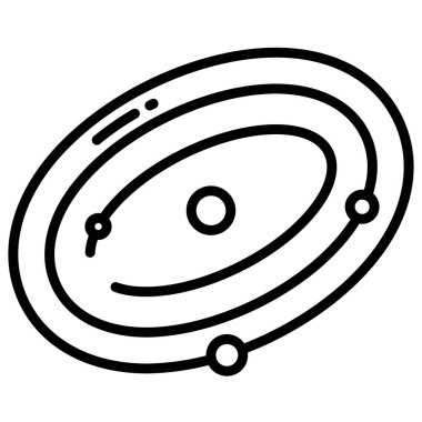 Ay. Web simgesi basit illüstrasyon