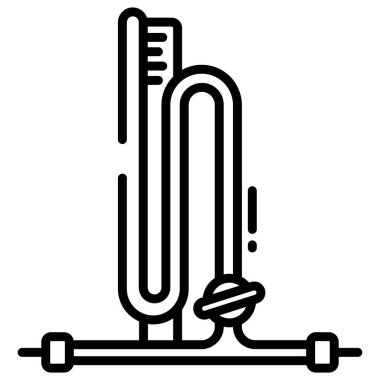 Bir spor eldiveninin vektör çizimi