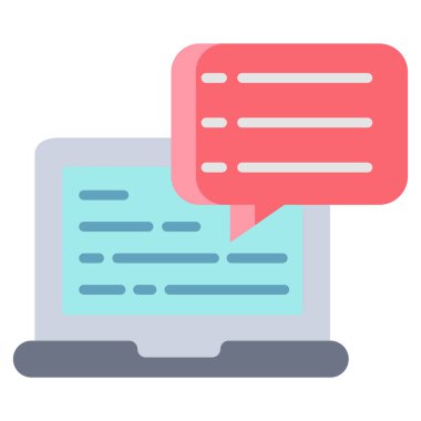 dizüstü bilgisayar simgesi, vektör illüstrasyonu