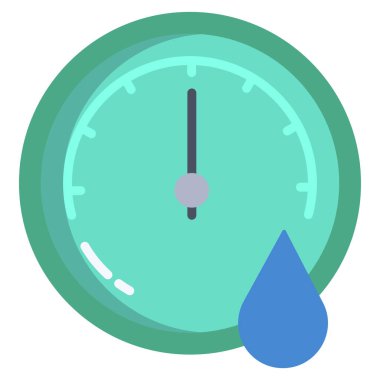 Saat. Web simgesi basit tasarım