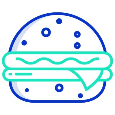 fast food. Basit tasarım