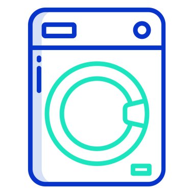 çamaşır simgesi, vektör illüstrasyonu