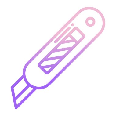 Kesici. Web simgesi basit illüstrasyon