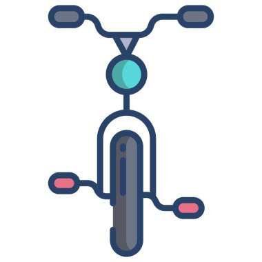 Basit vektör simgesi, Bisiklet illüstrasyonu