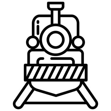 Web simgesi tren, illüstrasyon vektör 