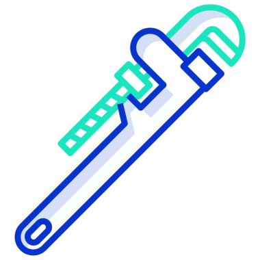 Basit vektör simgesi, anahtar illüstrasyonu