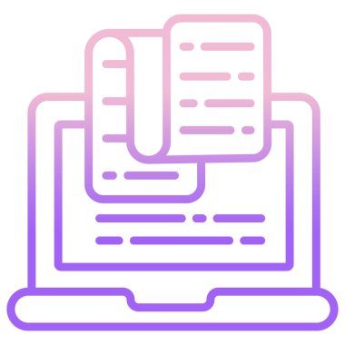 dosya biçimi simgesi, vektör illüstrasyonu