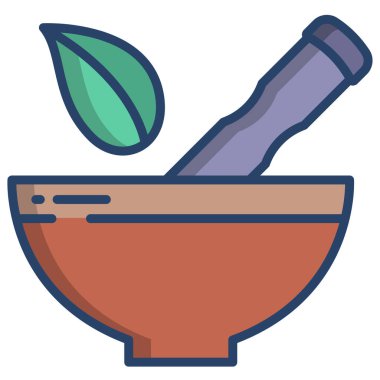 Havan ağı simgesi, vektör illüstrasyonu 