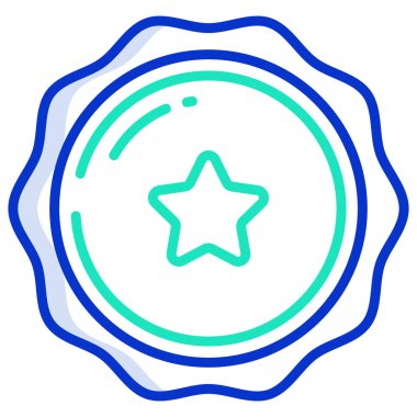 Yıldız. Web simgesi basit illüstrasyon