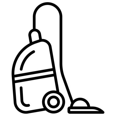 Vakum Temizleyici Web simgesi basit vektör illüstrasyonuName