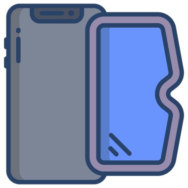  Cep telefonu web simgesi, vektör çizim