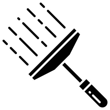 Barbekü. Web simgesi basit illüstrasyon