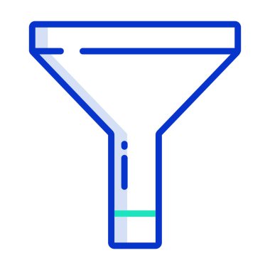 Filtre. Web simgesi basit tasarım