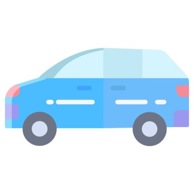 - Araba. Web simgesi basit illüstrasyon