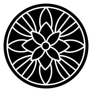 Çiçek detayı, süs, vektör illüstrasyonu