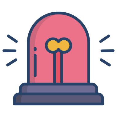 Basit vektör simgesi, Siren illüstrasyonu