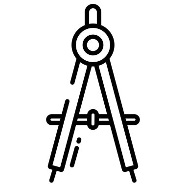 Pusula. Web simgesi basit illüstrasyon 