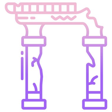 Modern b 'nin vektör illüstrasyonu eksik simgesi