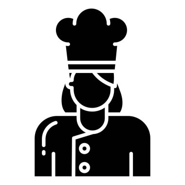 Şef. Web simgesi basit tasarım