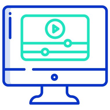 geçiş web simgesi basit vektör illüstrasyonu