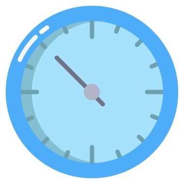 Saat. Web simgesi basit illüstrasyon 