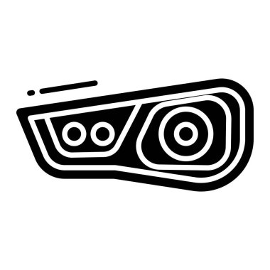 Gıda ve teknoloji ikonunun vektör illüstrasyonu