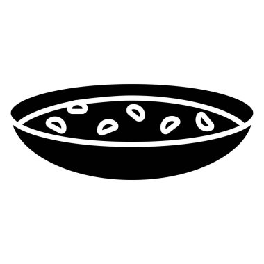 siyah ve beyaz çizgi vektör simgesi