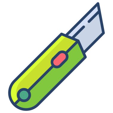 Kesici. Web simgesi basit illüstrasyon