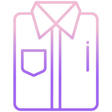 Gömlek. Web simgesi basit illüstrasyon