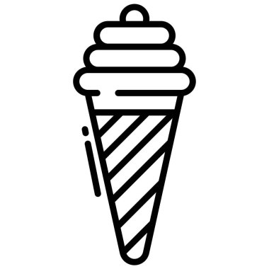 Dondurma. Basit tasarım