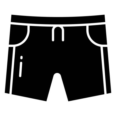 Pantolon web simgesi basit vektör illüstrasyonu