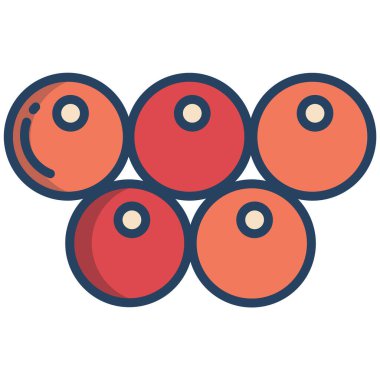 Balık. Web simgesi vektör illüstrasyonu