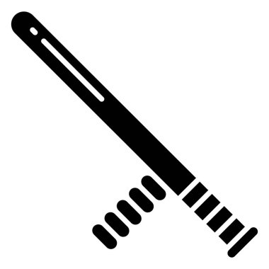 Beyzbol sopası. Basit resimleme