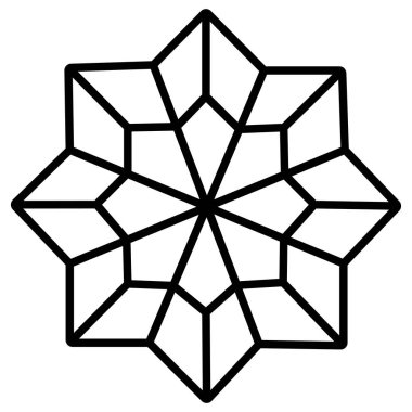 Elmas. Web simgesi basit tasarım