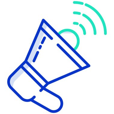 Hoparlör web simgesi, vektör illüstrasyonu 