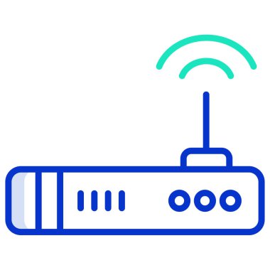 Yönlendirici. Web simgesi basit illüstrasyon