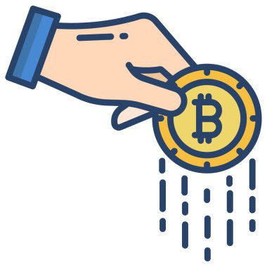 Yatırım simgesi, vektör illüstrasyonu