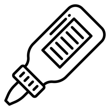 Kalem. Web simgesi basit illüstrasyon